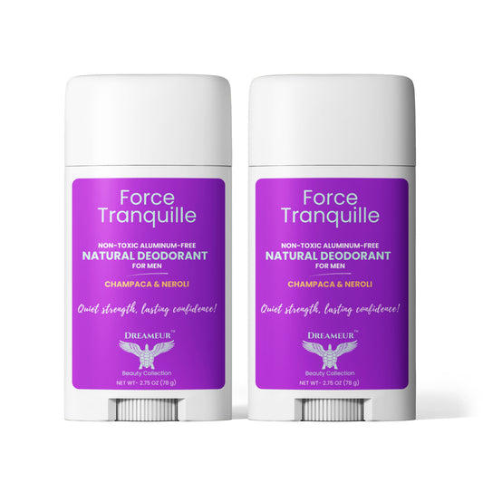 2 Pack Natural Deodorant for Men - Force Tranquille